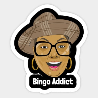 Bingo Addict Sticker